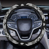 Native American Indian Skull Steering Wheel Cover with Elastic Edge