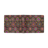 Bohemian Pattern Print Design 01 Men's ID Card Wallet