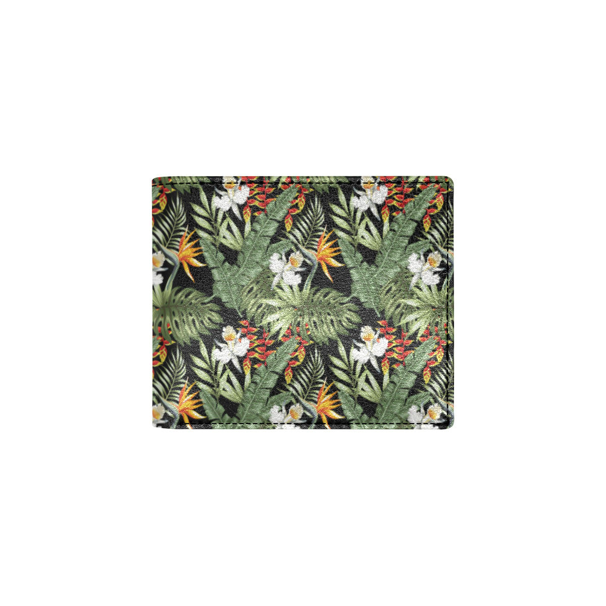 Bird Of Paradise Pattern Print Design 02 Men's ID Card Wallet