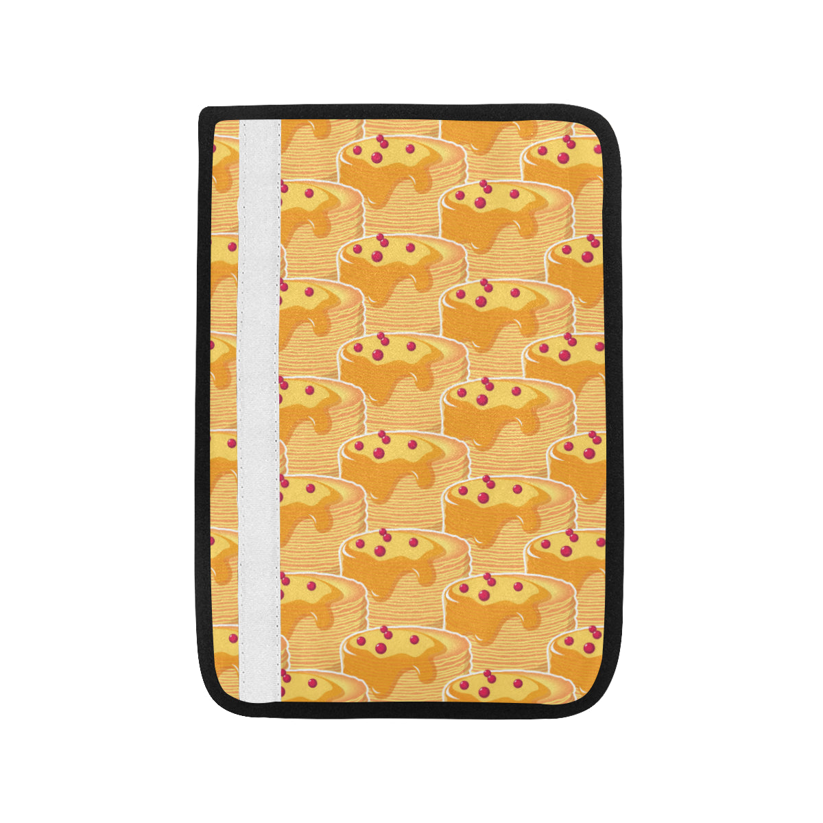 Pancake Pattern Print Design A04 Car Seat Belt Cover