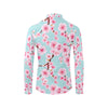 Cherry Blossom Pattern Print Design CB04 Men's Long Sleeve Shirt