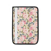 Floral Pink Butterfly Print Car Seat Belt Cover