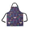 Native American Eagle Indian Pattern Apron with Pocket