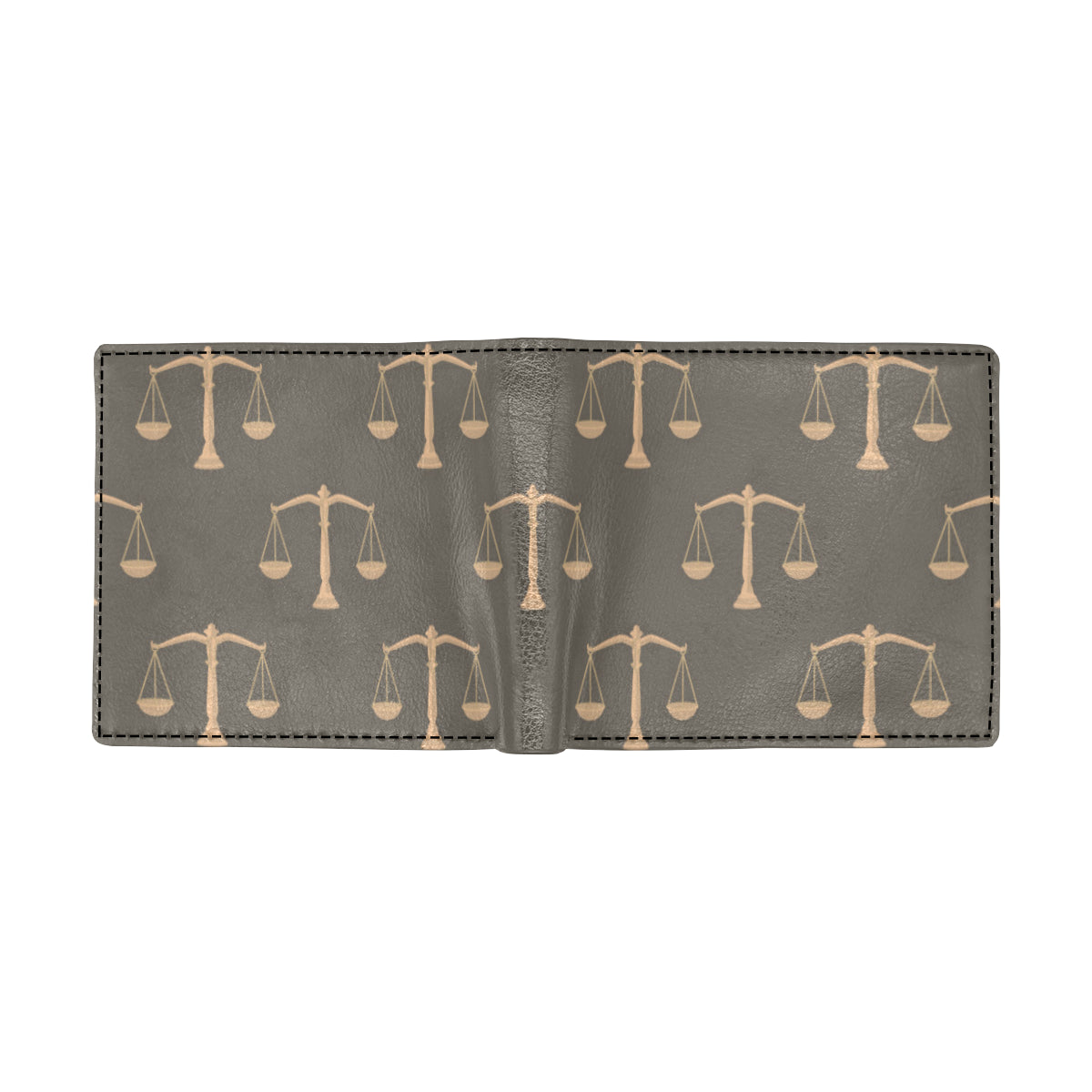 Libra Pattern Print Design 01 Men's ID Card Wallet
