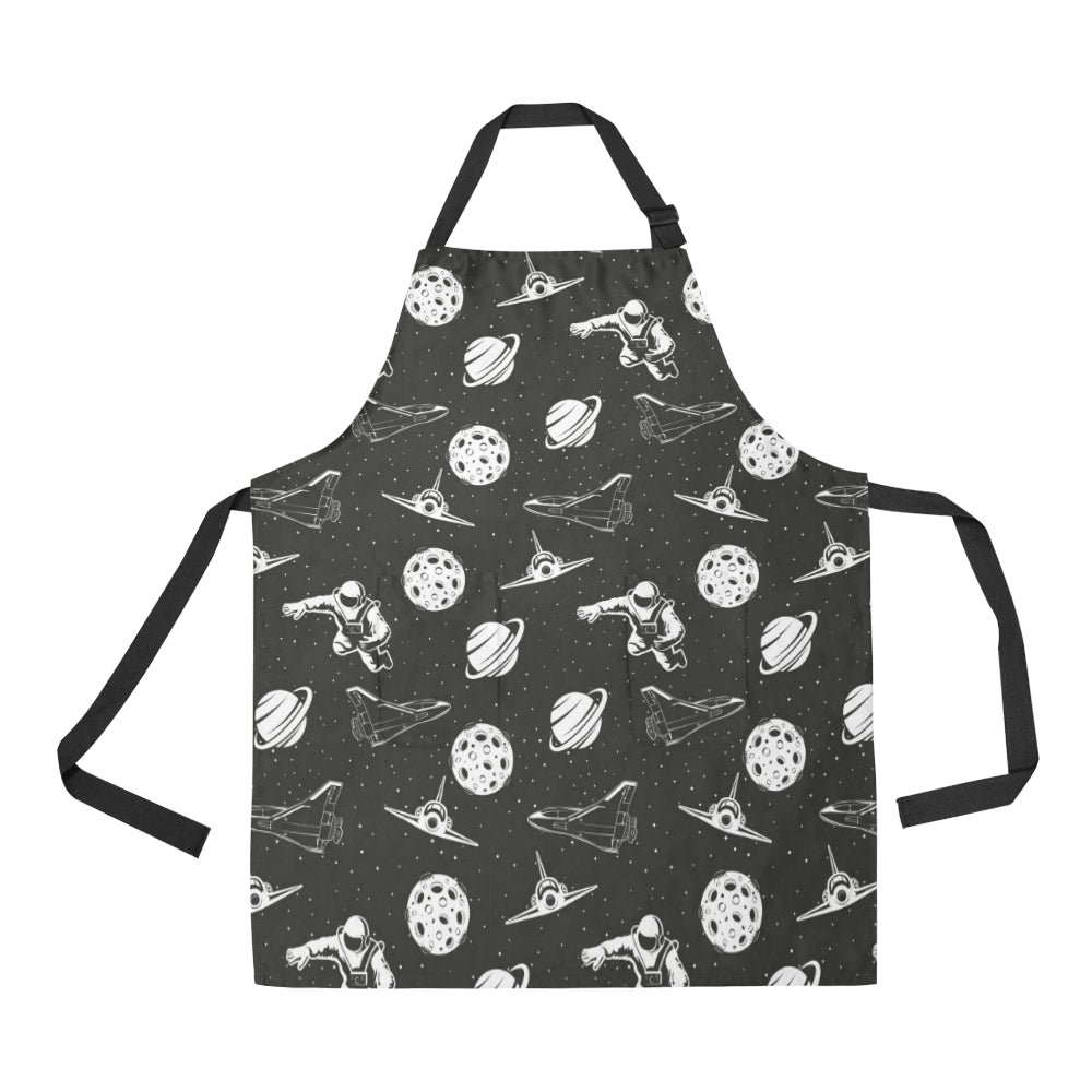 Space Astronauts Print Apron with Pocket