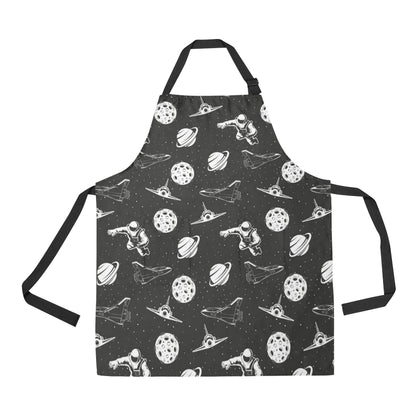 Space Astronauts Print Apron with Pocket