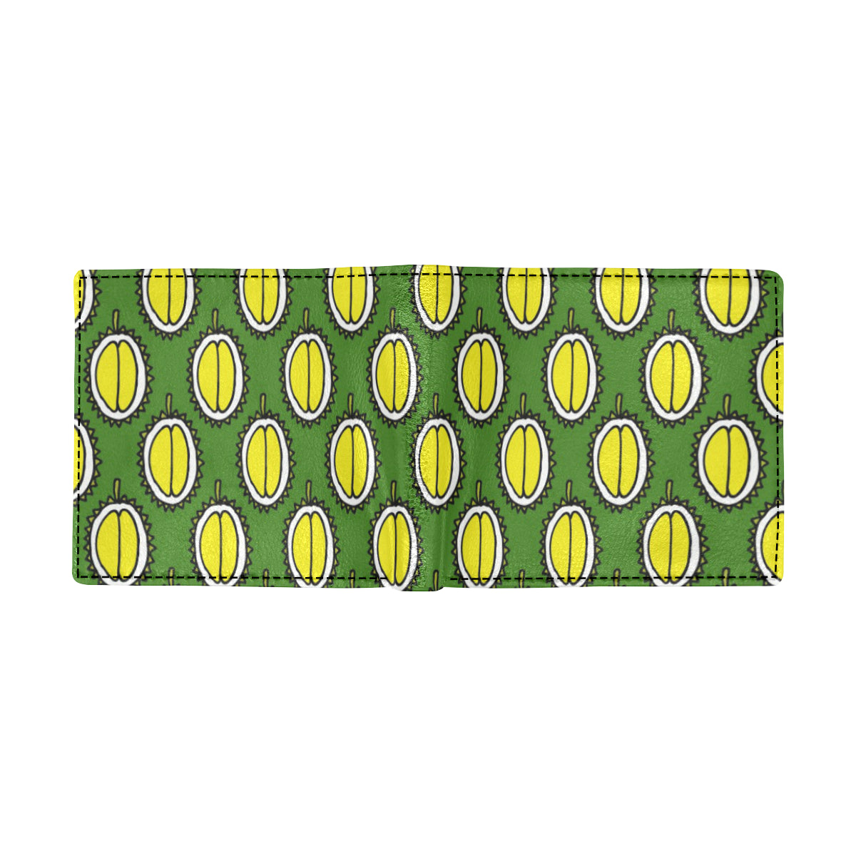 Durian Pattern Print Design DR01 Men's ID Card Wallet