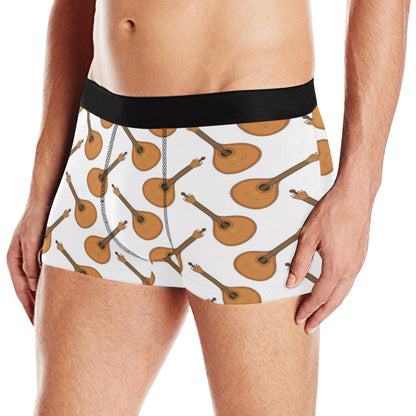 Mandolin Pattern Print Design 01 Men's Boxer Briefs