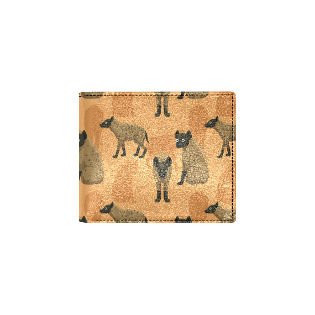 Hyena Pattern Print Design 01 Men's ID Card Wallet