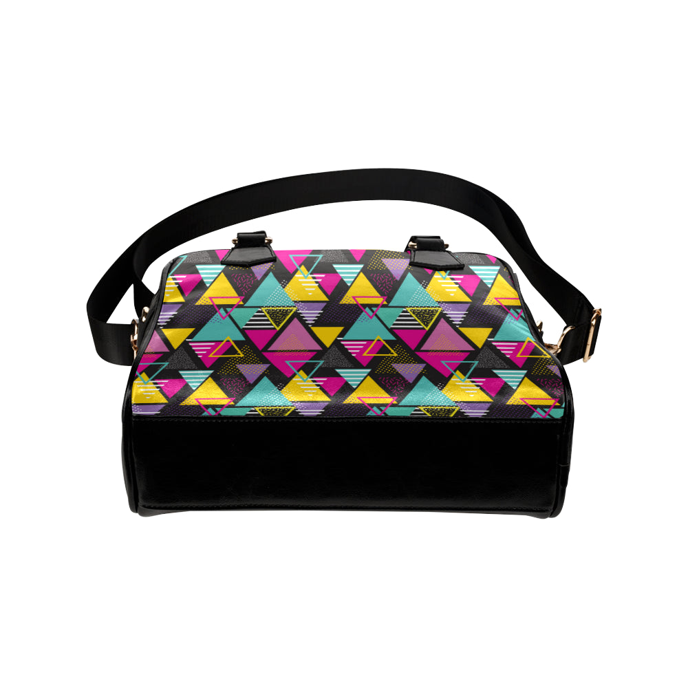 Geometric Colorful Pattern Print Design 02 Shoulder Handbag