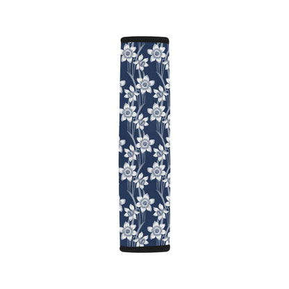 Daffodils Pattern Print Design DF09 Car Seat Belt Cover