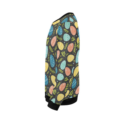 Easter Eggs Pattern Print Design RB01 Men Long Sleeve Sweatshirt