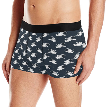 Astronaut Pattern Print Design 02 Men's Boxer Briefs