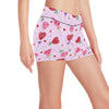 Lollipop Pattern Print Design LL07 Yoga Shorts