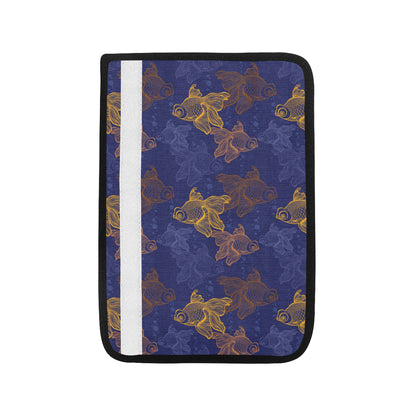 Goldfish Pattern Print Design 01 Car Seat Belt Cover