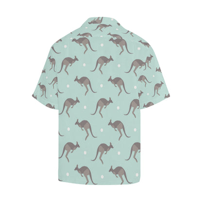 Kangaroos Pattern Print Design 04 Men's Hawaiian Shirt