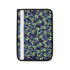 Dragonfly Lime Blue Print Pattern Car Seat Belt Cover