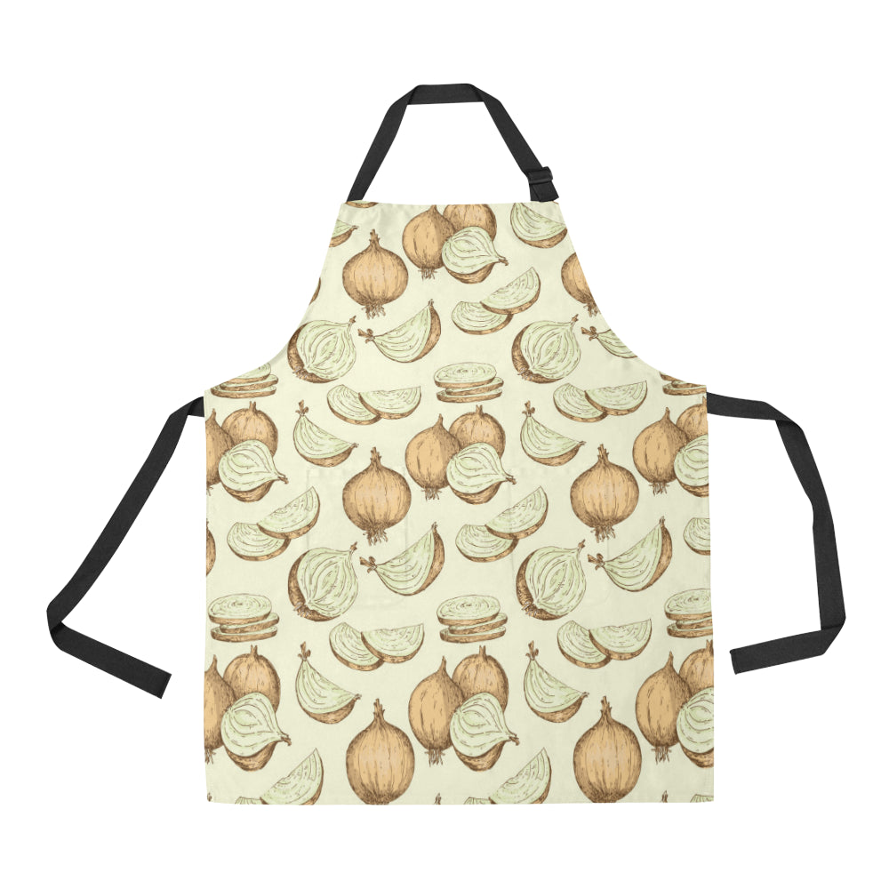 Onion Pattern Print Design A02 Apron with Pocket