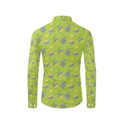 Cantaloupe Pattern Print Design 03 Men's Long Sleeve Shirt