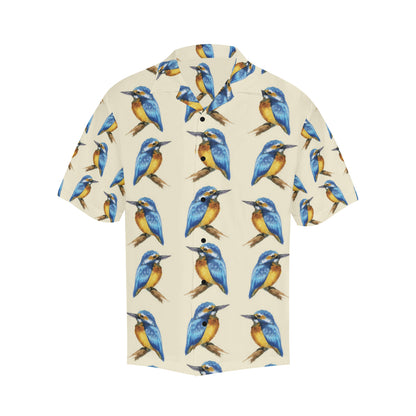 Kingfisher Pattern Print Design 01 Men's Hawaiian Shirt
