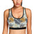 Colorful Tropical Palm Leaves Sports Bra