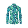 Brightness Tropical Palm Leaves Men's Long Sleeve Shirt