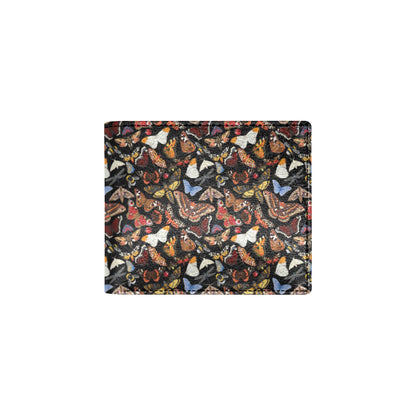 Butterfly Pattern Print Design 08 Men's ID Card Wallet