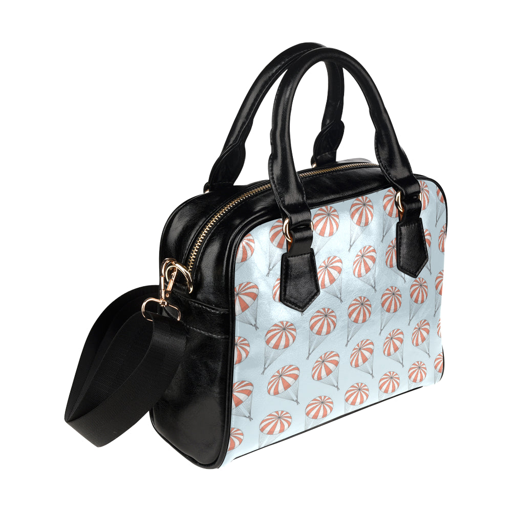 Skydiving Pattern Print Design 01 Shoulder Handbag