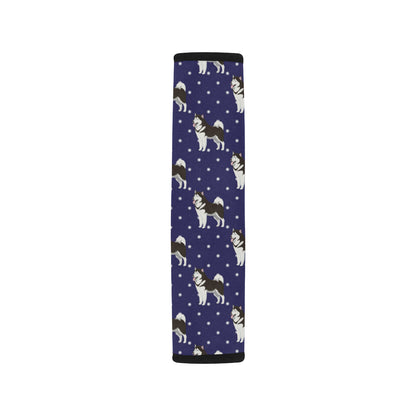 Alaskan Malamute Pattern Print Design 04 Car Seat Belt Cover