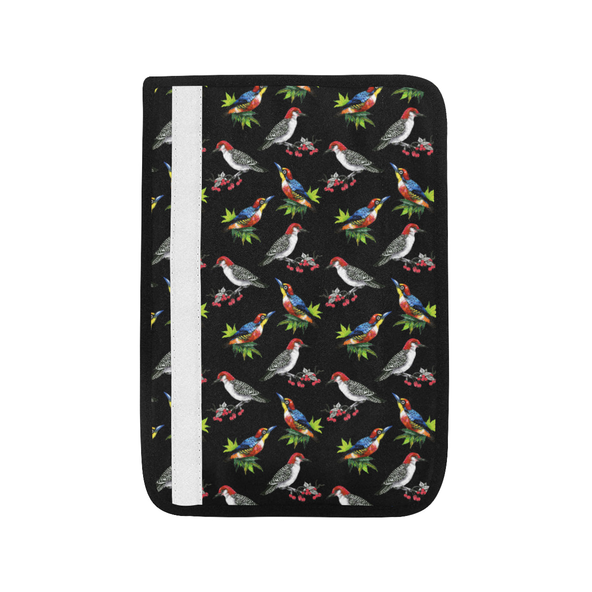 Birds Pattern Print Design 06 Car Seat Belt Cover