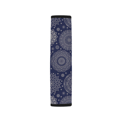 Mandala Pattern Print Design 02 Car Seat Belt Cover