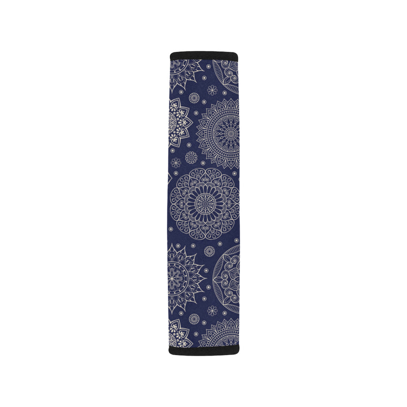 Mandala Pattern Print Design 02 Car Seat Belt Cover