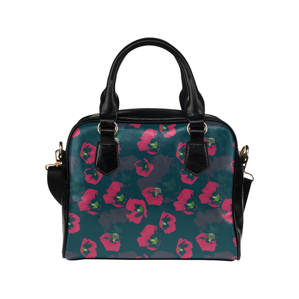 Morning Glory Pattern Print Design 01 Shoulder Handbag