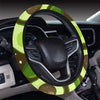 Avocado Pattern Print Design AC04 Steering Wheel Cover with Elastic Edge