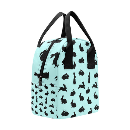 Rabbit Pattern Print Design RB010 Insulated Lunch Bag
