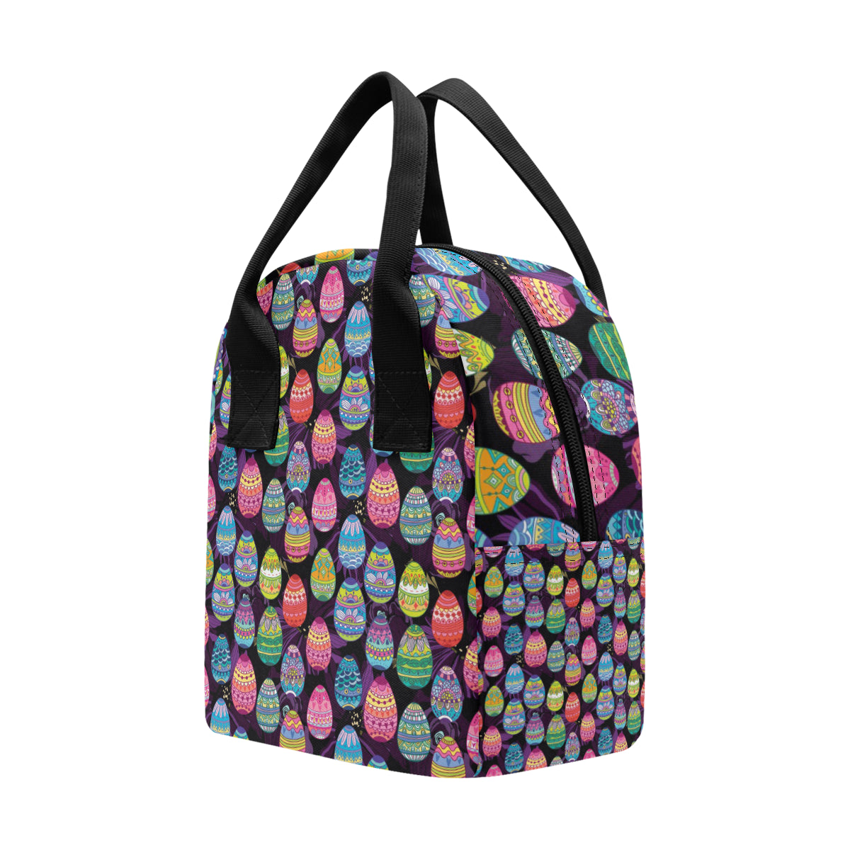 Easter Eggs Pattern Print Design RB08 Insulated Lunch Bag