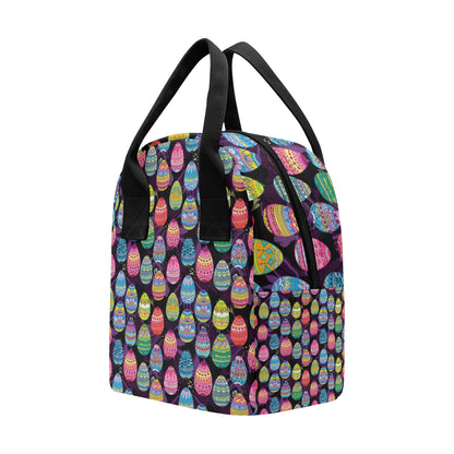 Easter Eggs Pattern Print Design RB08 Insulated Lunch Bag