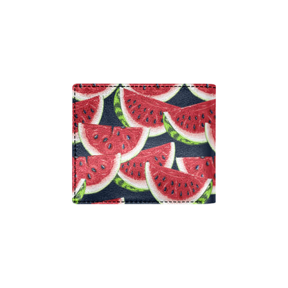 Watermelon Pattern Print Design WM011 Men's ID Card Wallet