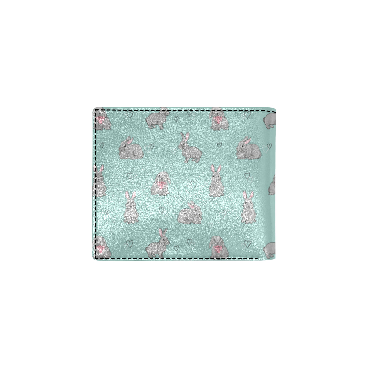 Bunny Pattern Print Design 02 Men's ID Card Wallet