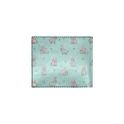 Bunny Pattern Print Design 02 Men's ID Card Wallet