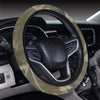 Palm Tree camouflage Steering Wheel Cover with Elastic Edge