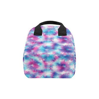 Tie Dye Blue Pink Insulated Lunch Bag