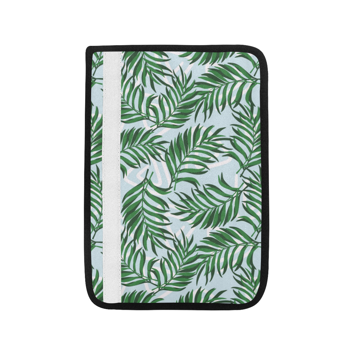 Palm Leaves Pattern Print Design PL06 Car Seat Belt Cover