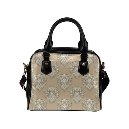 Pekingese Pattern Print Design A01 Shoulder Handbag