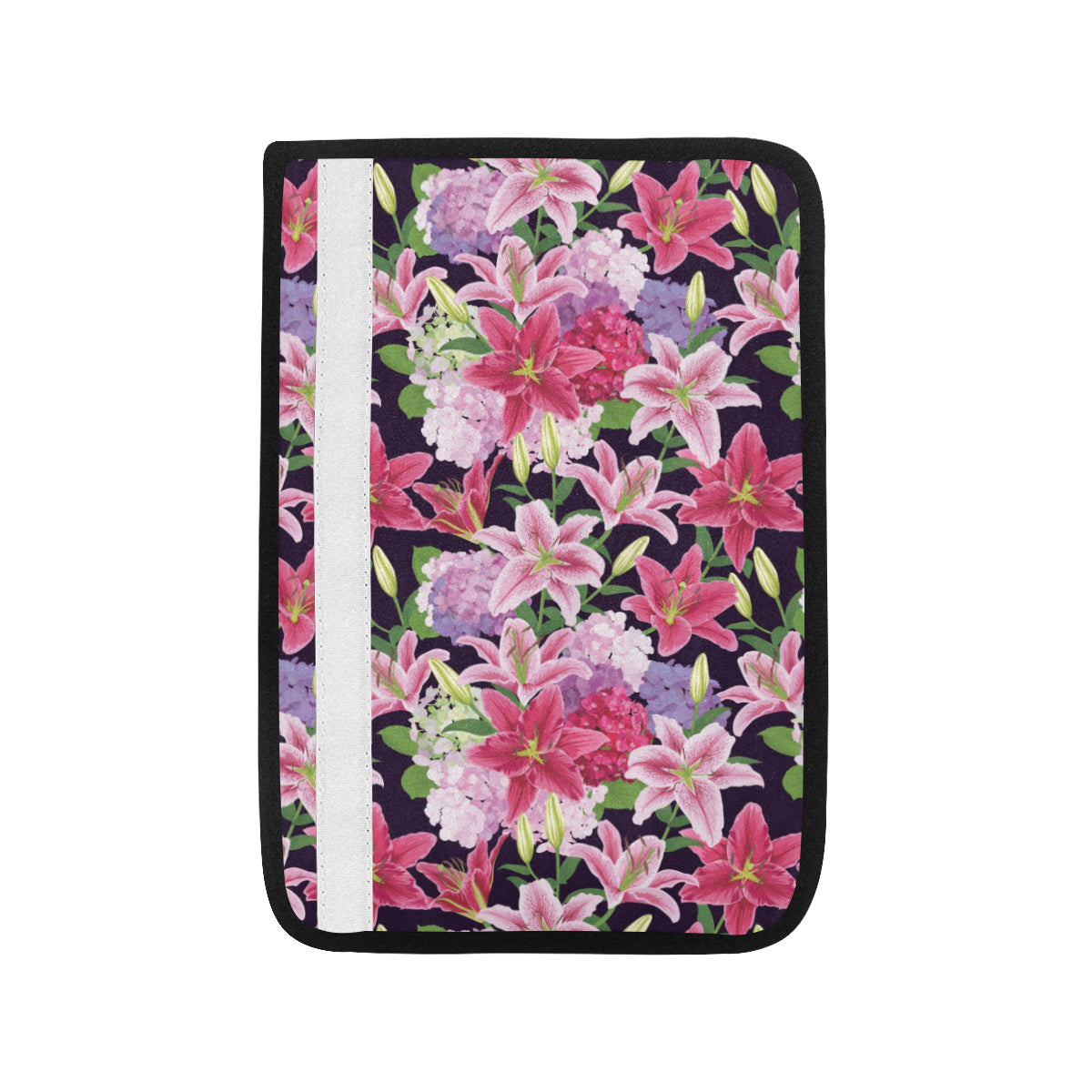 Lily Pattern Print Design LY017 Car Seat Belt Cover