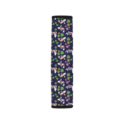 Koi Carp Pattern Design Themed Print Car Seat Belt Cover