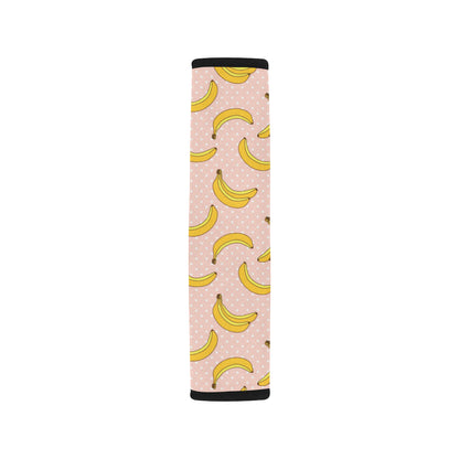 Banana Pattern Print Design BA06 Car Seat Belt Cover