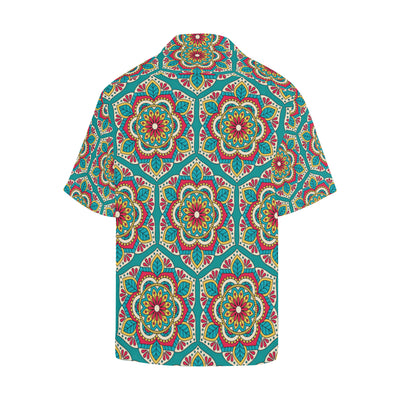 Mandala Pattern Print Design 03 Men's Hawaiian Shirt