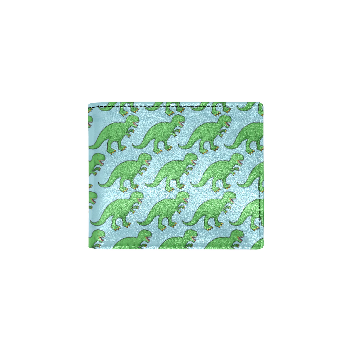 T Rex Pattern Print Design A01 Men's ID Card Wallet