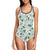 Apple blossom Pattern Print Design AB04 Women Swimsuit